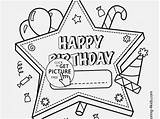 Birthday Coloring Happy 6th Pages Printable Color Getcolorings Getdrawings sketch template