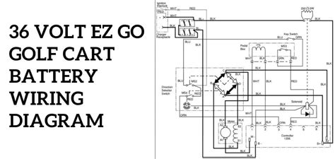 ezgo txt  volt wiring diagram wiring draw  schematic