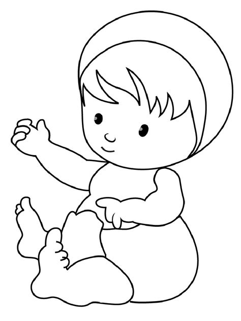 printable baby coloring pages  kids   baby coloring
