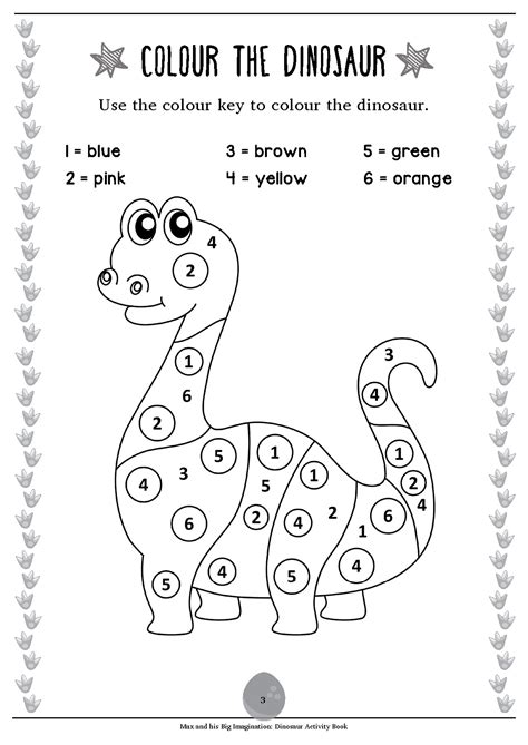 dinosaur preschool printables