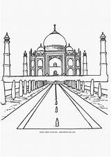 Taj Mahal Muslim Yayasan Batam Islam sketch template