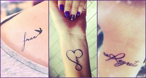 35 Spectacular One Word Tattoo Designs You Will Love To