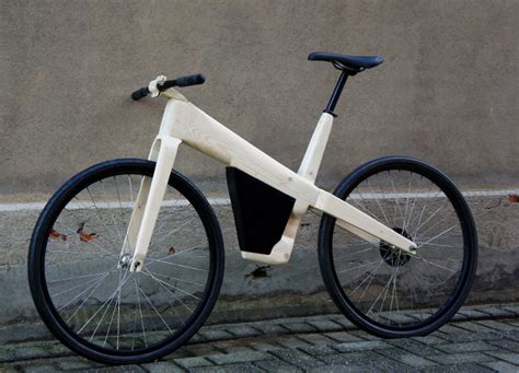 wooden  bike  kasper de backer bicycle design