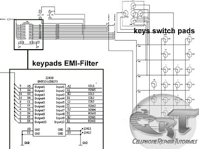 understanding keypads circuit    learn   repair keypad problem  cellphone