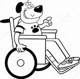 Wheelchair Dog Stock Illustration Depositphotos Kenbenner sketch template