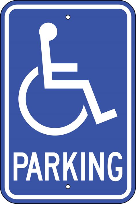 disabled signs clipart