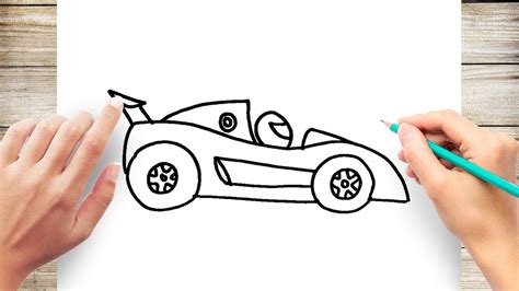 draw  simple race car