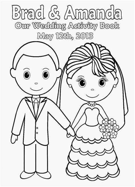 wedding printable coloring pages