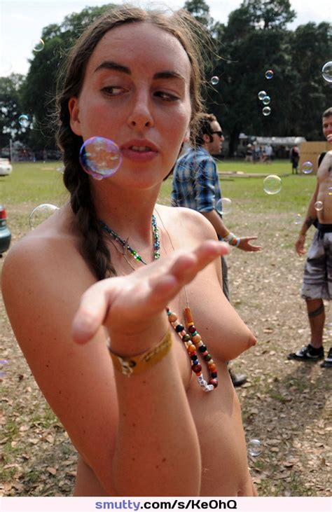 gotta love music festival amateur hippie public outdoors tits puffies