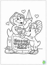 Barney Coloring Pages Cartoon Character Color Kids Friends Dinokids Printable Characters Print Close Sheets sketch template
