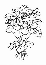 Blumenstrauss Ausdrucken Blumenstrauß Malvorlagen sketch template