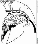 Coloring Pages Spartan Warrior Helmet Getcolorings Printable Getdrawings Color sketch template