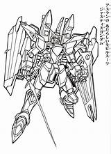 Gundam Wing Mewarnai Transformers Kolorowanki Phenex sketch template