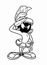 Marvin Martian Looney Coloring Tunes Characters Pages Drawing Cartoon Drawings Adult Sheets Kids Book Printable Cartoons El Print Para Pyrography sketch template