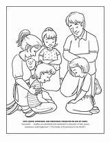 Coloring Pages Lds Saints Latter Children Family Primary Prayer Jesus Church Repentance Sunday Preschool Colouring Scribblefun Clean Faith Books Choose sketch template