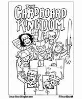 Cardboard Kingdom Cloud Instagram Contact Twitter sketch template