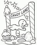 Candyland Coloring Pages Coloringme sketch template