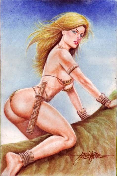 Sexy jungle girl