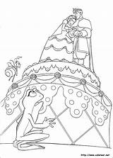 Sapo Principessa Ranocchio Princesse Tiana Grenouille Colorear Desenho Pianetabambini Principesse Plantillas Frog Roi Desenhosparacolorir sketch template