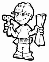Coloring Pages Occupation Professions Color Profession sketch template