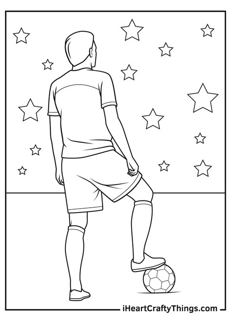 printable soccer coloring pages updated