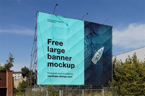 large banner mockup mockups design