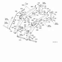 kubota la front loader  parts diagrams