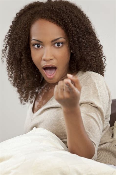 Beautiful And Surprised African American Girl Stock Image Image 11208357