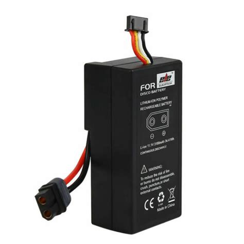 mah  li ion rechargeable battery  parrot disco fpv  sale  ebay