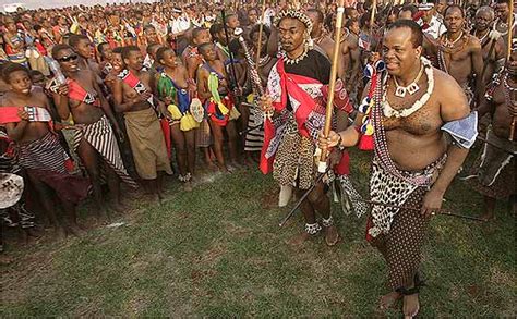 bare breasted virgins dance for swaziland king nz
