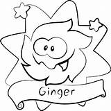 Nom Ginger Coloringonly Zeptolab Coloringpages101 sketch template