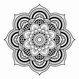 Mandala Flower Simple Coloring Mandalas Unique Pages Forming Adult sketch template