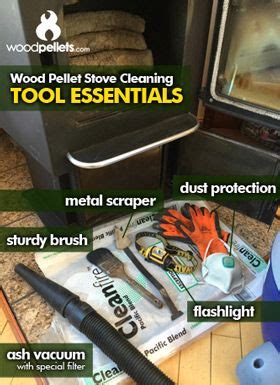 tools    clean  pellet stove    pellet