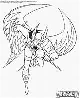 Hawkman sketch template