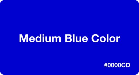 medium blue color hex code cd