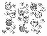 Owl Coloring Pages Baby Owls Cute Print Printable Book Choose Board Adults Girls Embroidery Flowers Sheets sketch template