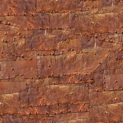 rusty riveted plate  pattern