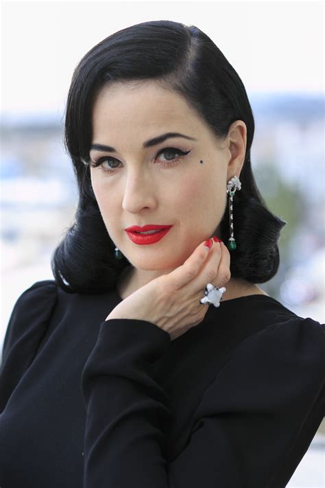 Dita Von Teese On Why She Always Wears Red Lipstick Plus Her Tip For