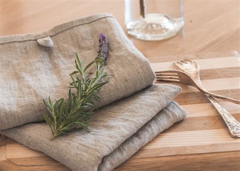 natural linen tea towel set natural grey hand towels softened linen durable tea towel