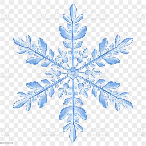 big translucent christmas snowflake stock illustration download image