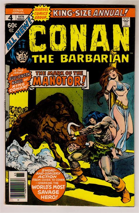 Conan Marvel Comics Conan Annual 4 Marvel Comic Covers