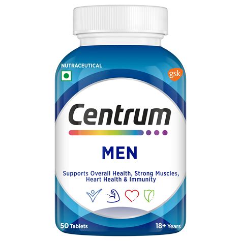 centrum multivitamin tablets  men centrum india