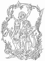Coloring Witch Pages Book sketch template