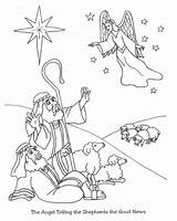 Shepherds Nativity Crafts Traveling Peace Tells sketch template