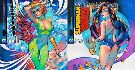 Artist Makes Watercolor Versions Of Dc Comics Marvel