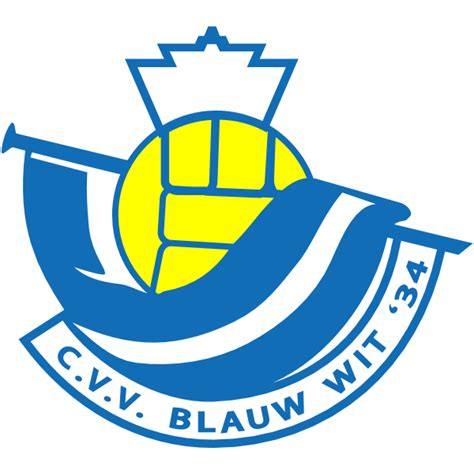 blauw wit  cvv leeuwarden logo  logo icon png svg