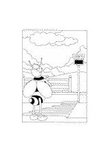 Coloring Safety Crossing Street Pages Kinderart Bee Printable Color sketch template