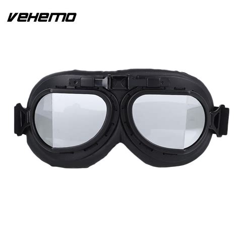 vehemo black motorcycles bike goggles eyewear glasses eye protection