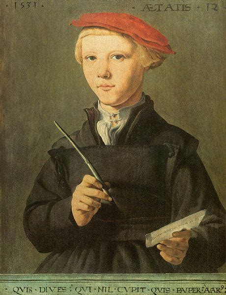 albert bierstadt museum portrait   young scholar jan van scorel