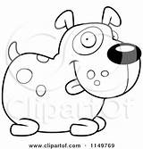Dog Clipart Chubby Spotted Sitting Cartoon Fat Thoman Cory Vector Outlined Coloring Royalty 2021 sketch template